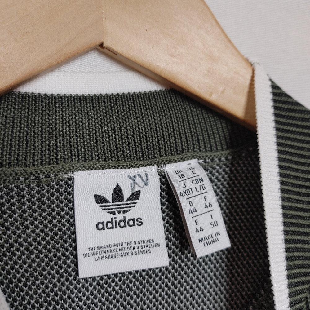 adidas Originals Green Bodycon Dress - Picture 5 of 9